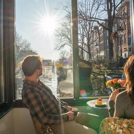 2 Houseboat Prinsengracht ベッド・アンド・ブレックファスト アムステルダム